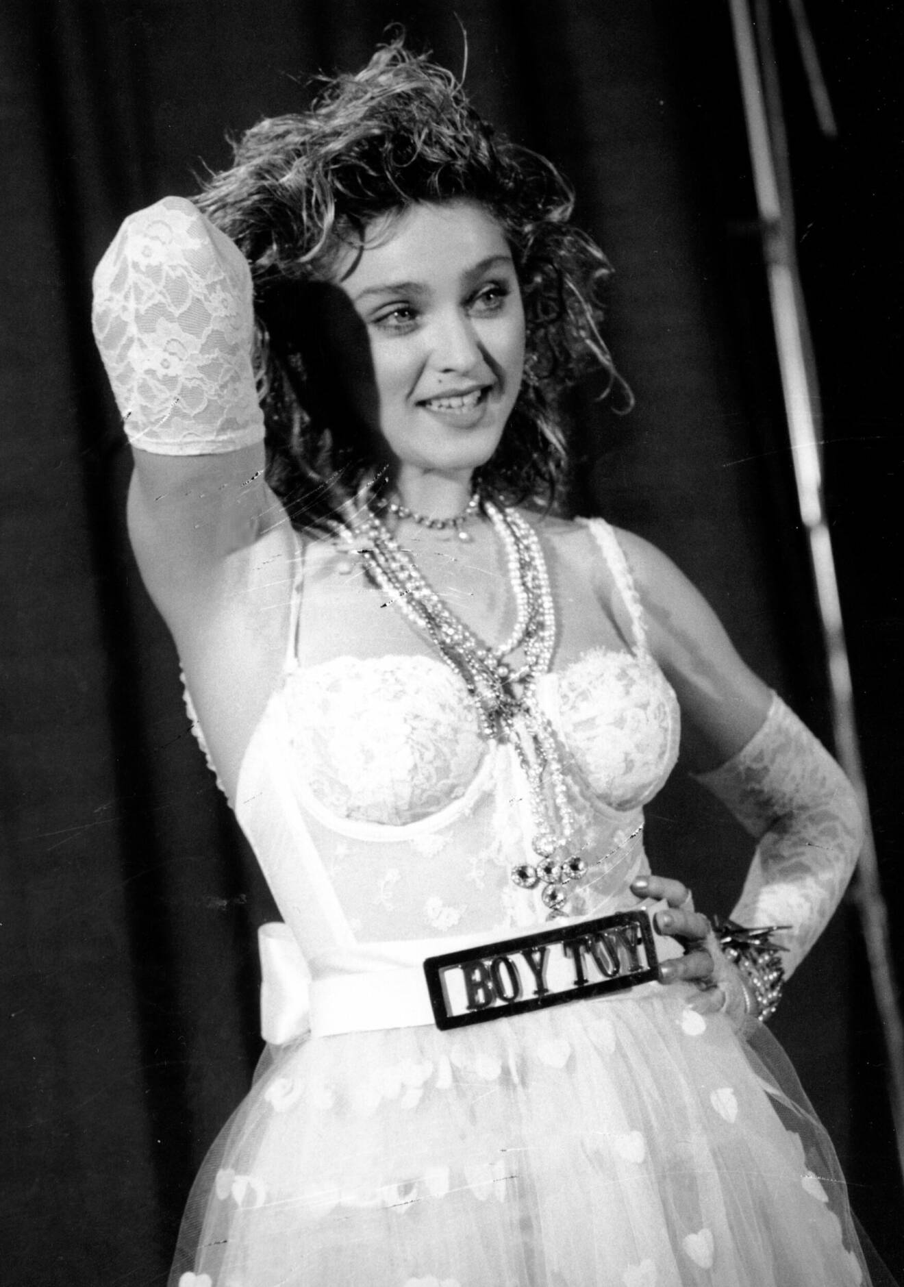 Madonna på MTV VMAs 1984.
