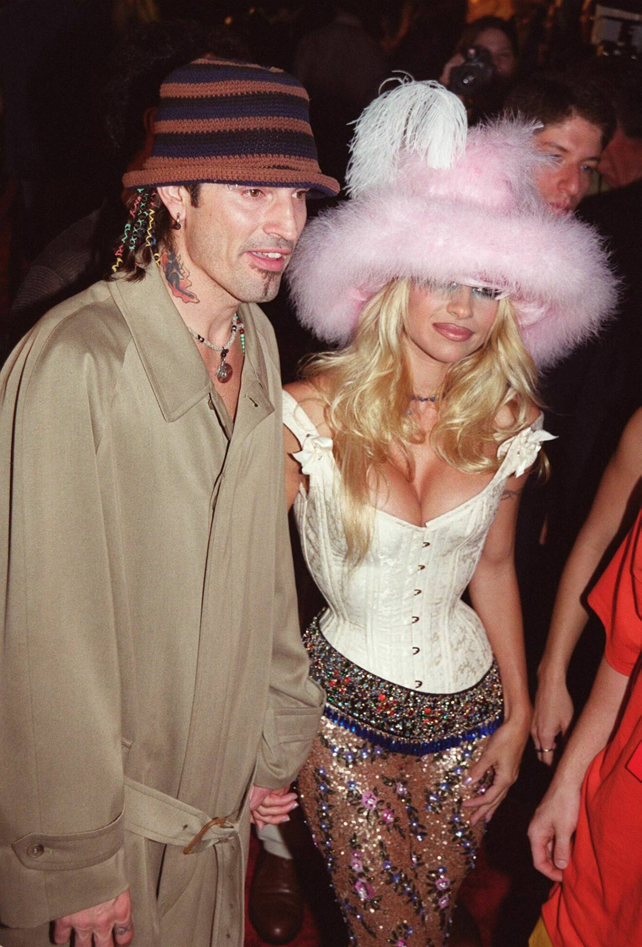 Tommy Lee och Pamela Anderson på MTV VMAs 1999.