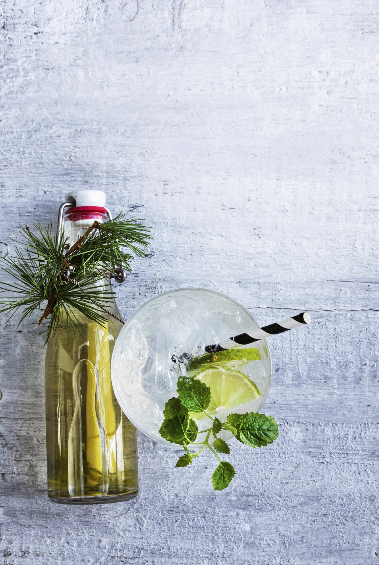 Med hemgjord limesnaps gör du enkelt en frisk cocktail