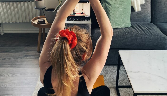 Tbt till när jag fortfarande var ung och gjorde pilates på lunchen. Yoga hemma