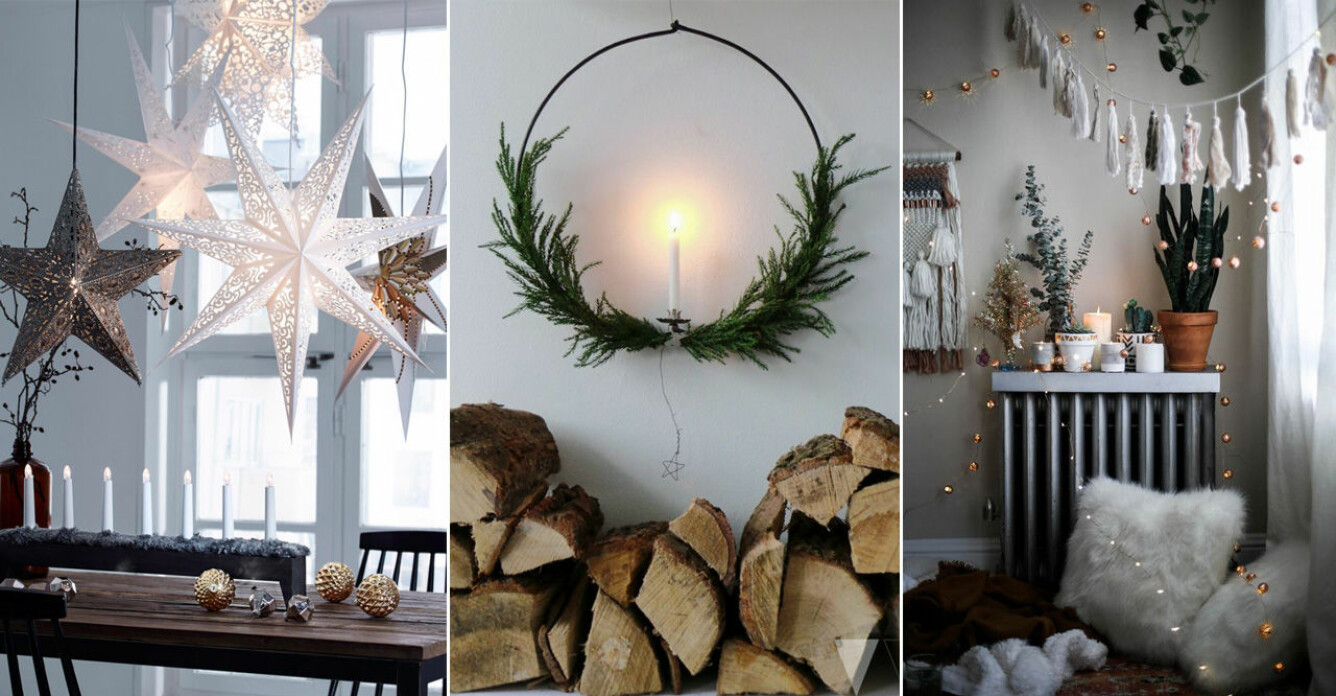 11 smakfulla sätt att inreda med julbelysning