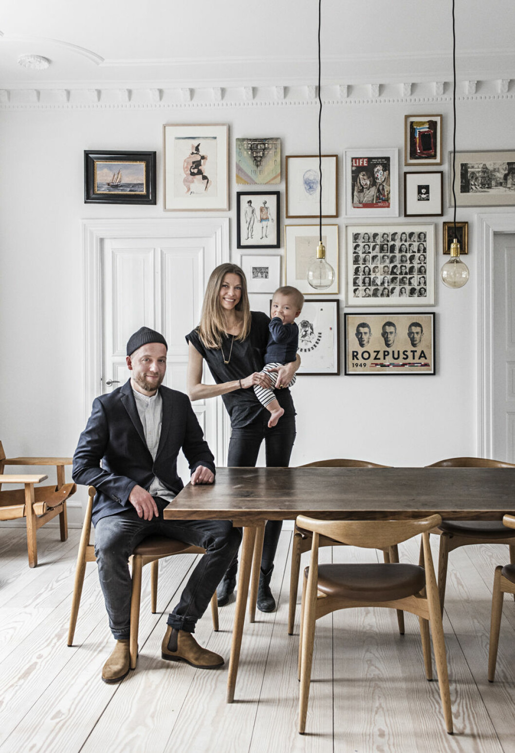 konstnären Kasper Eistrup och Marianne Mosbæk