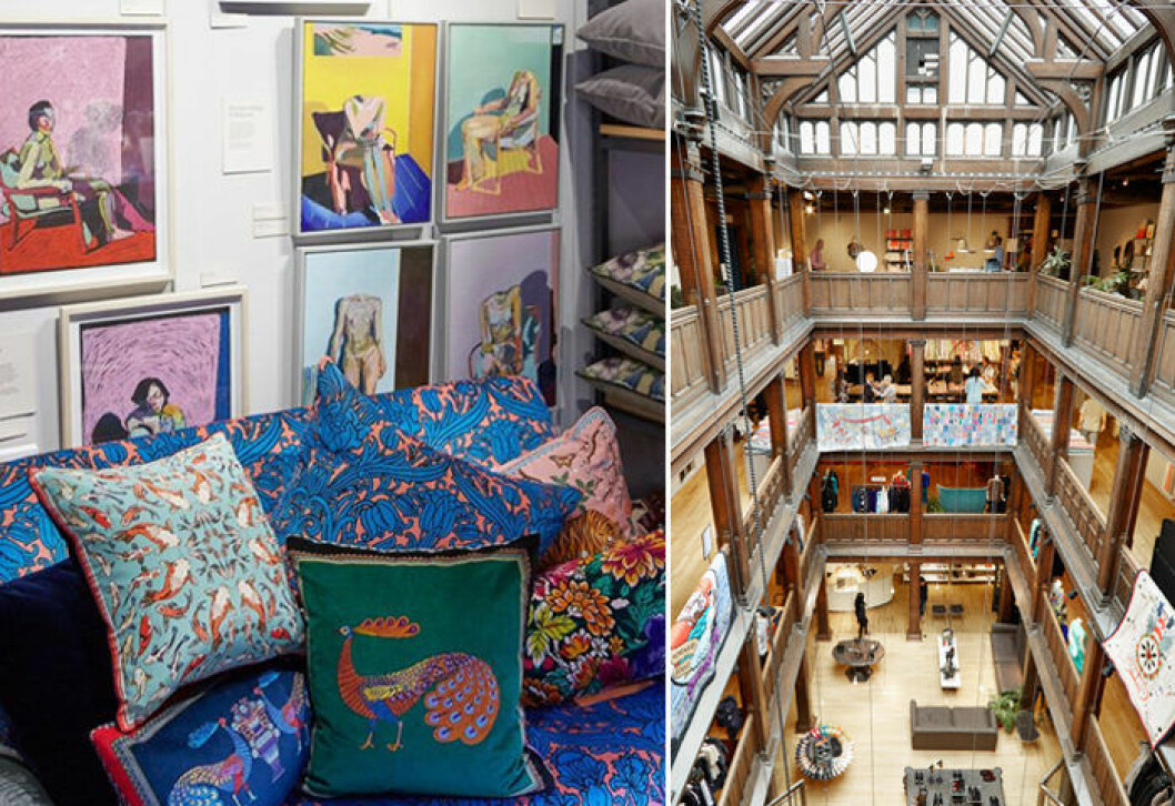 Foto: <a href="https://www.instagram.com/p/Bh6YW6MA0pK/?taken-by=libertylondon" target="_blank" rel="noopener">Instagram/@libertylondon</a> & IBL Interiörbilder från Londons klassiska varuhus Liberty