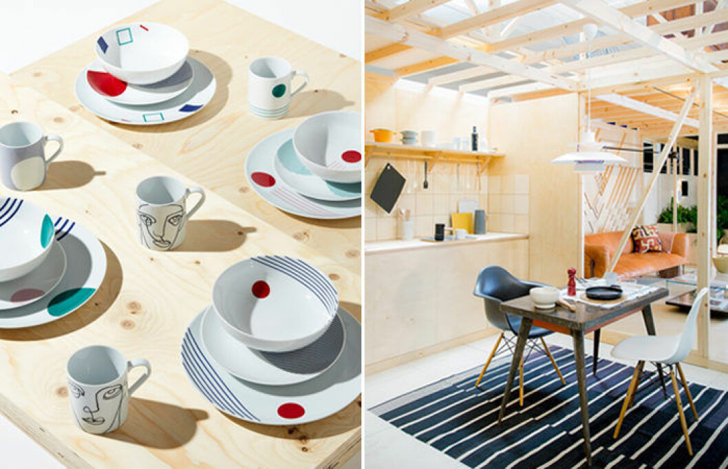 Detaljbild och interiörbild från butiken The Conran Shop