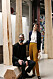 Ruxandra och Christian Halleröd i sin trendsutställning på Stockholm Furniture Fair 2018. Trä är ett favoritmaterial och i utställningen var det furu som var i fokus. En viktig samarbets-partner till utställningen var Svenskt Trä.