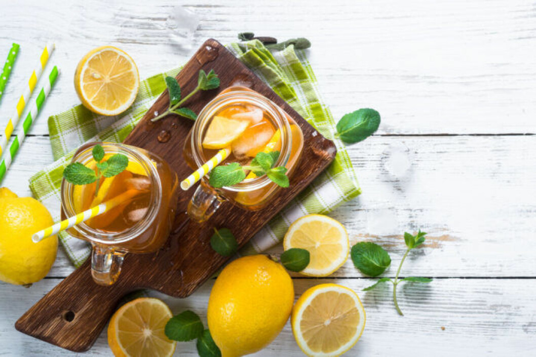 Iste smaksatt med citron. Iste smaksatt med citron.