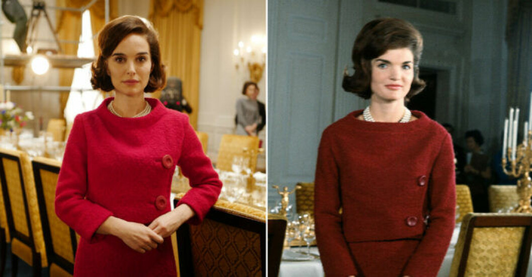Natalie Portman som Jackie Kennedy. 