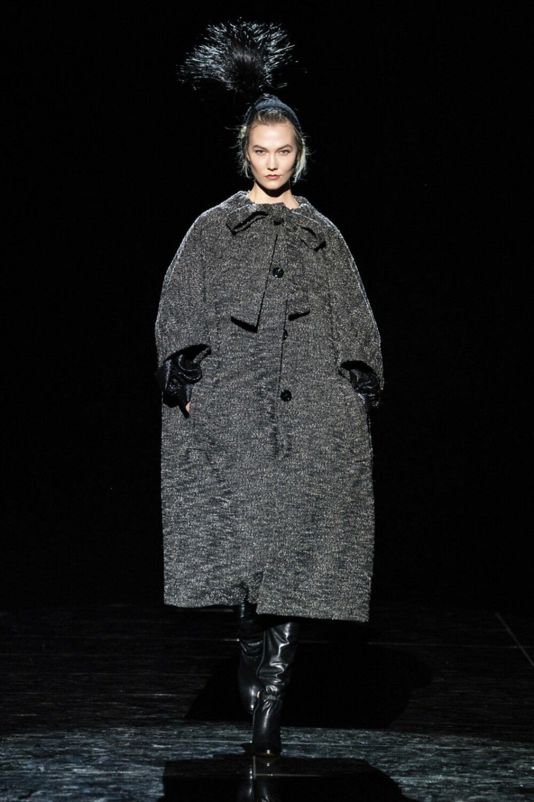 NYFW Marc Jacobs, grå kappa.