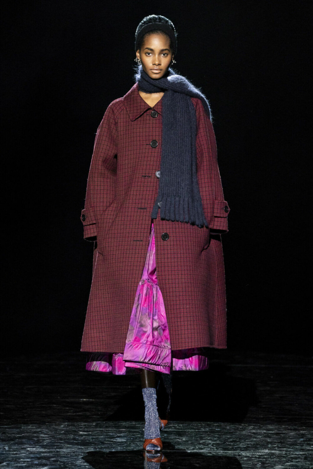 NYFW Marc Jacobs, röd kappa