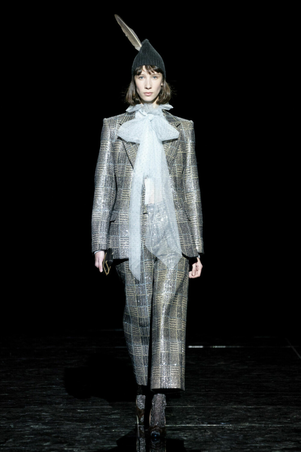 NYFW Marc Jacobs, rutig kostym