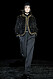 NYFW Marc Jacobs, glittrig jacka med guld detalj