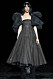 NYFW Marc Jacobs, svart klänning med pärlor.