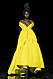 NYFW Marc Jacobs, gul stor klänning.