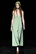 NYFW Marc Jacobs, grön klänning med grön mössa.