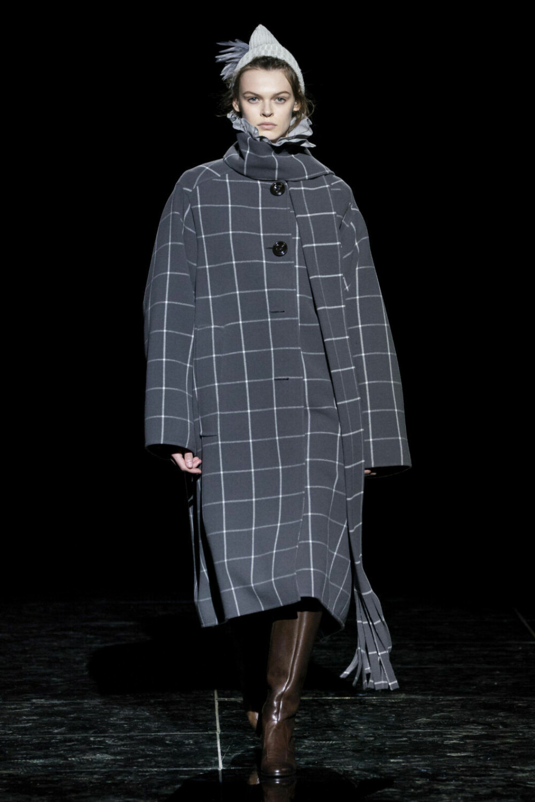 NYFW Marc Jacobs, rutig kappa.