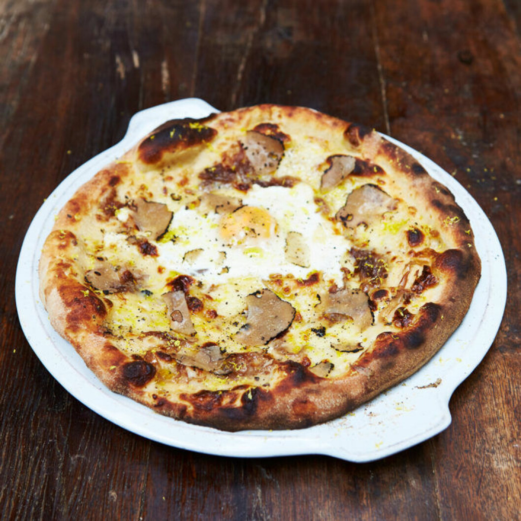 Pizzan Truffle Shuffle på Jamie’s Italian. Pizzan Truffle Shuffle på Jamie's Italian.