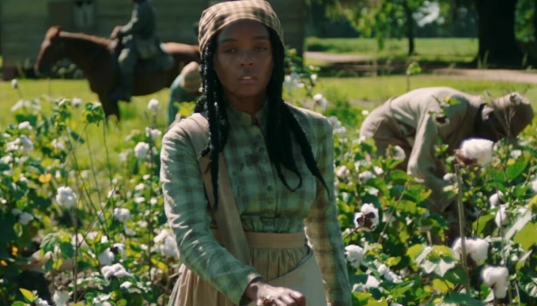 Janelle Monáe spelar huvudrollen i <span class=" italic" data-lab-italic_desktop="italic">Antebellum</span>.