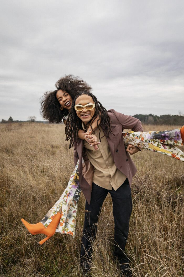 Janice Kavander och Marvin Asante