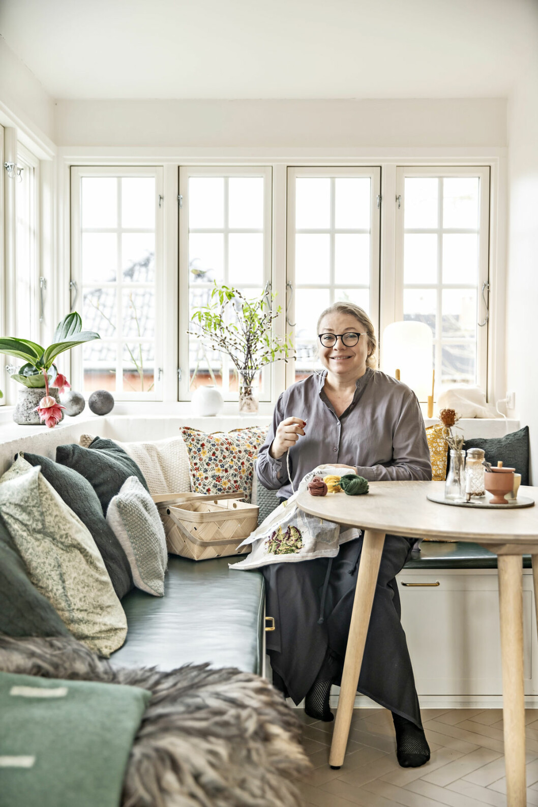 Vibeke Skagerak i sitt hem i Skagerak