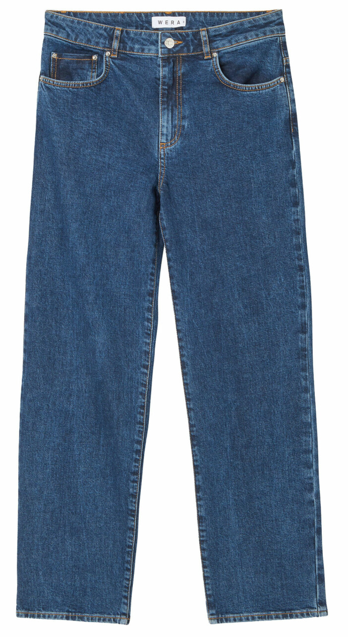 Jeans i en djup mörkblå tvätt från Wera