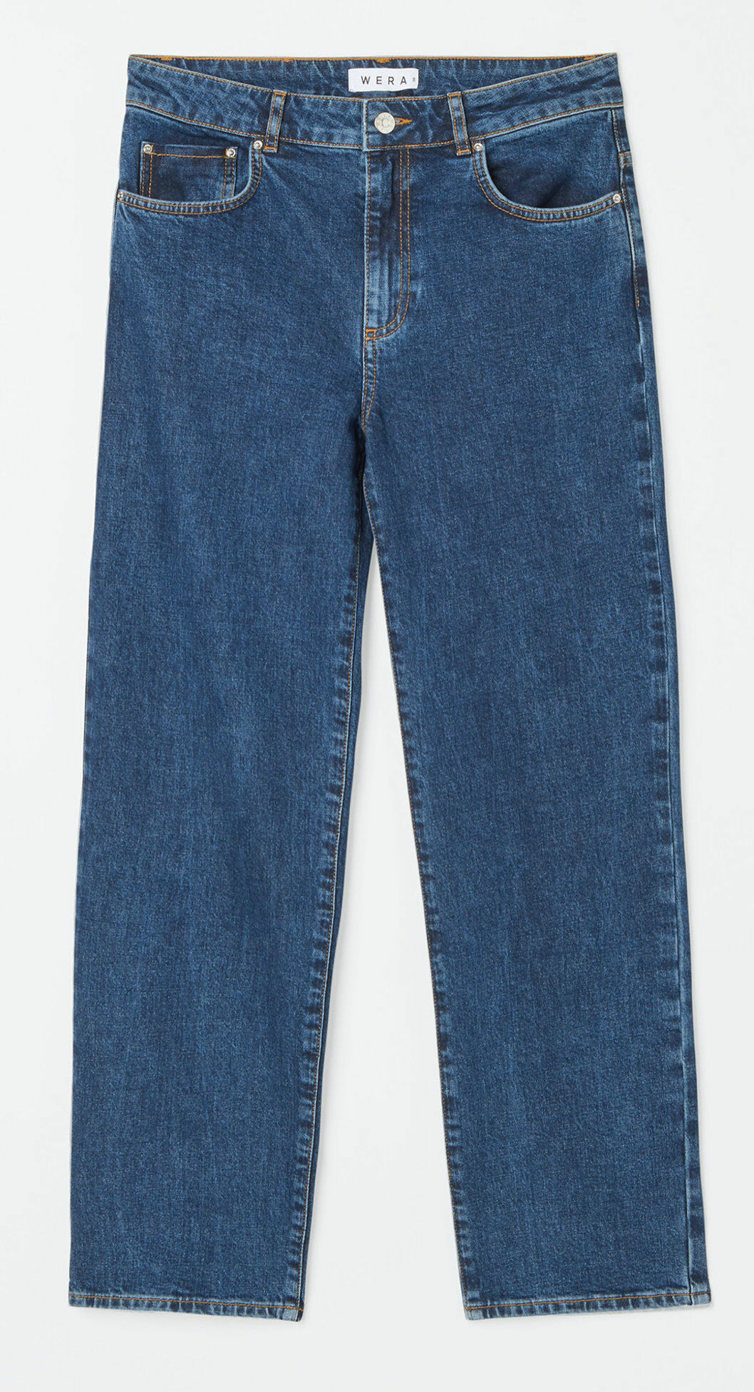 Jeans i en djup mörkblå tvätt från Wera