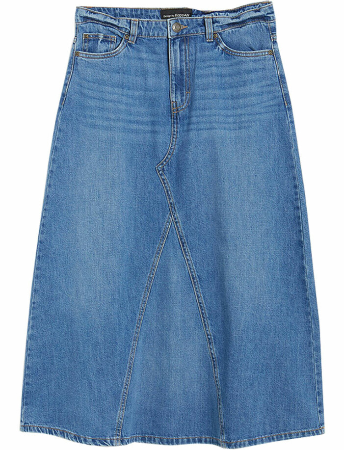 lång jeanskjol
