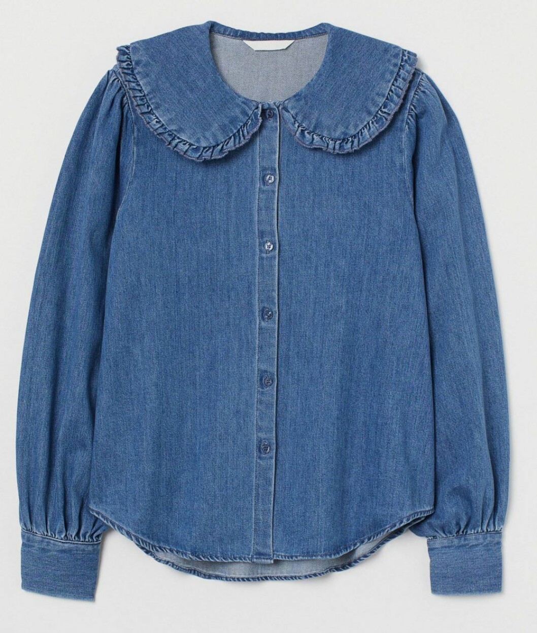 Jeansskjorta med krage från H&M