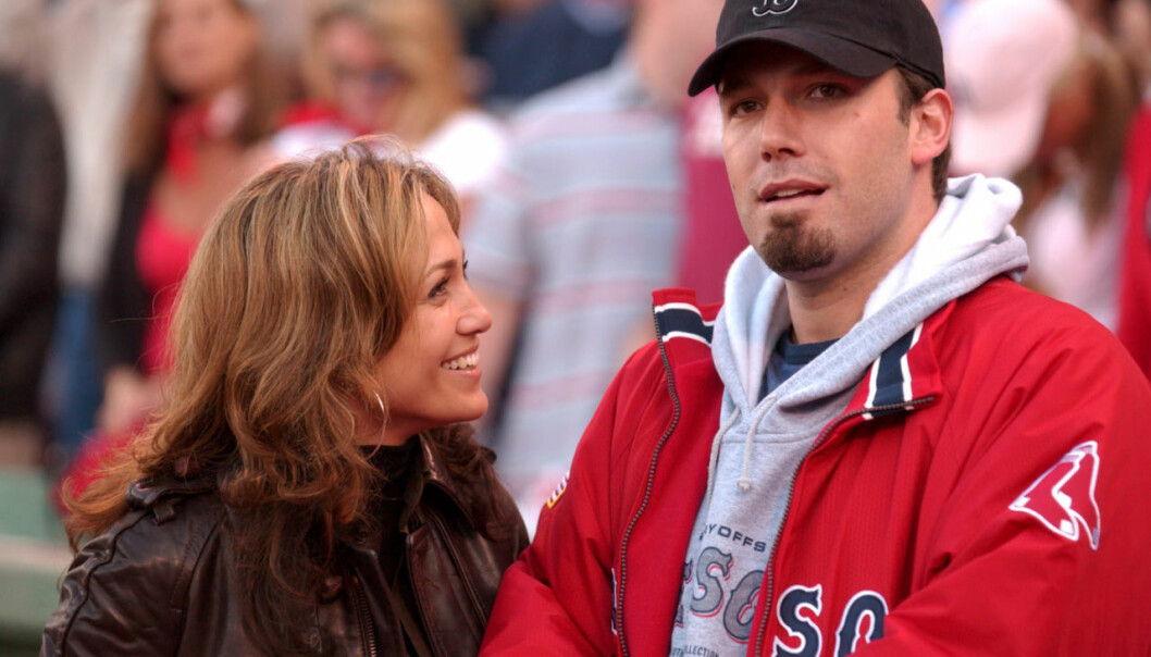 Ben och Jennifer ser otroligt kära ut på alla bilder från den här tiden. Ändå gick förhållandet i kras. På baseballmatch ihop