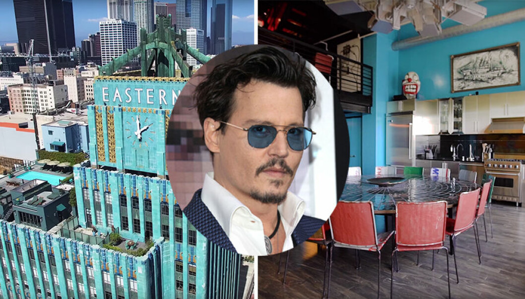Se bilderna inifrån Johnny Depps galna takvåning i LA