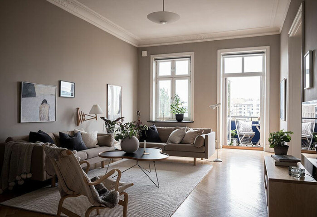 Beige och en naturnära färgskala är trendigt 2018