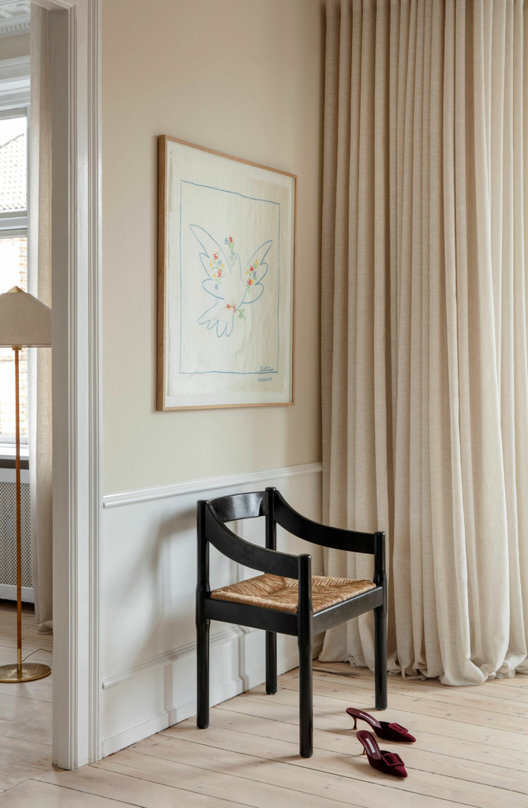 Hemma hos Josephine tavla Picasso scarf Elle decoration