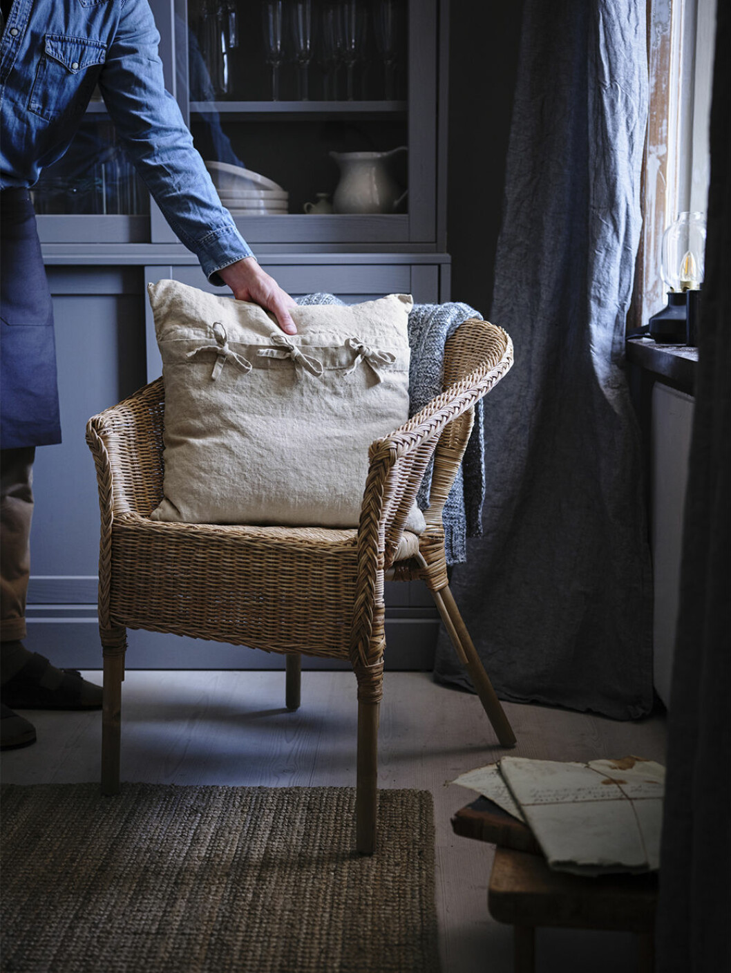 Korgstol från Ikea
