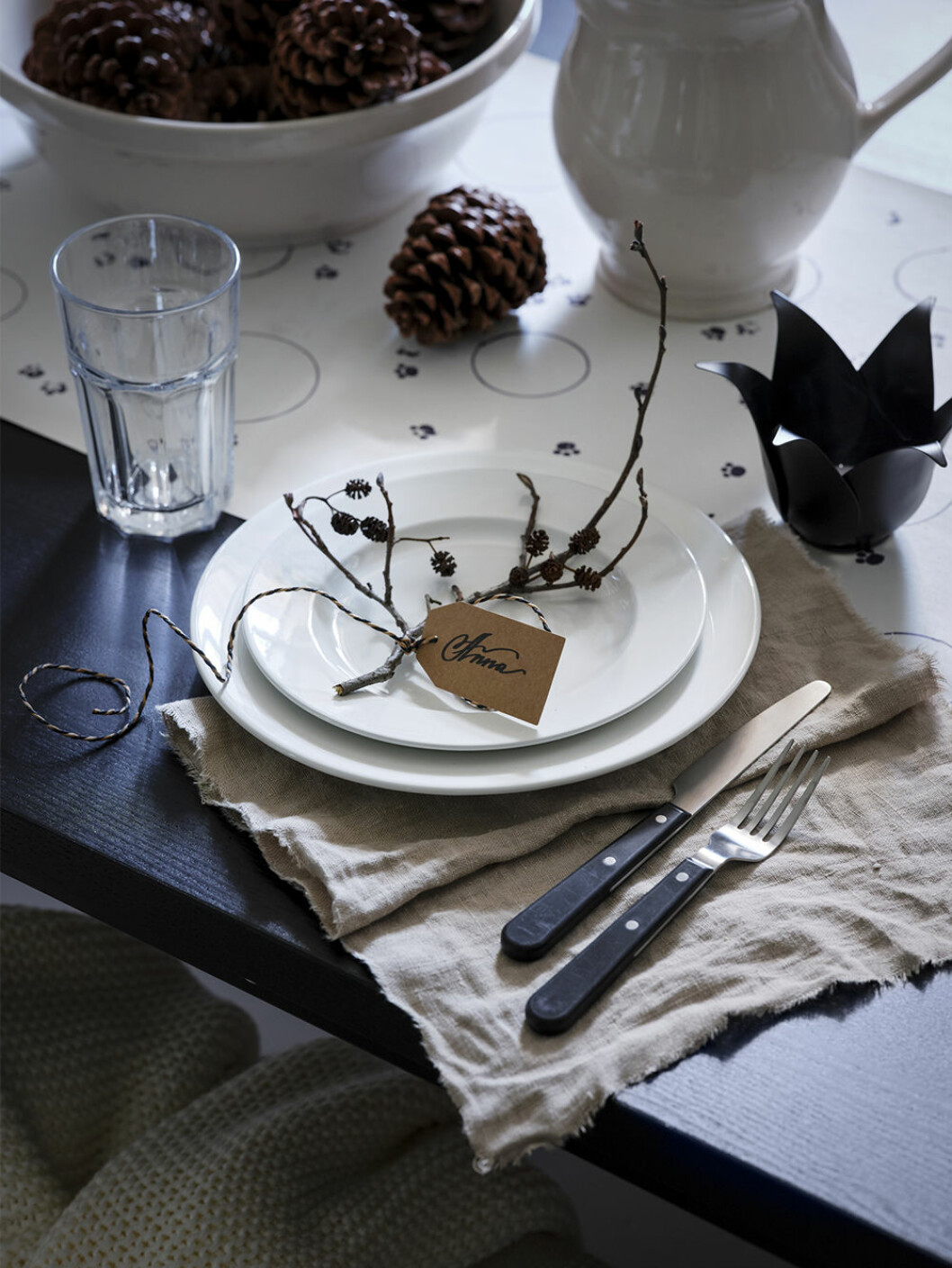 Vitt porslin från Ikea