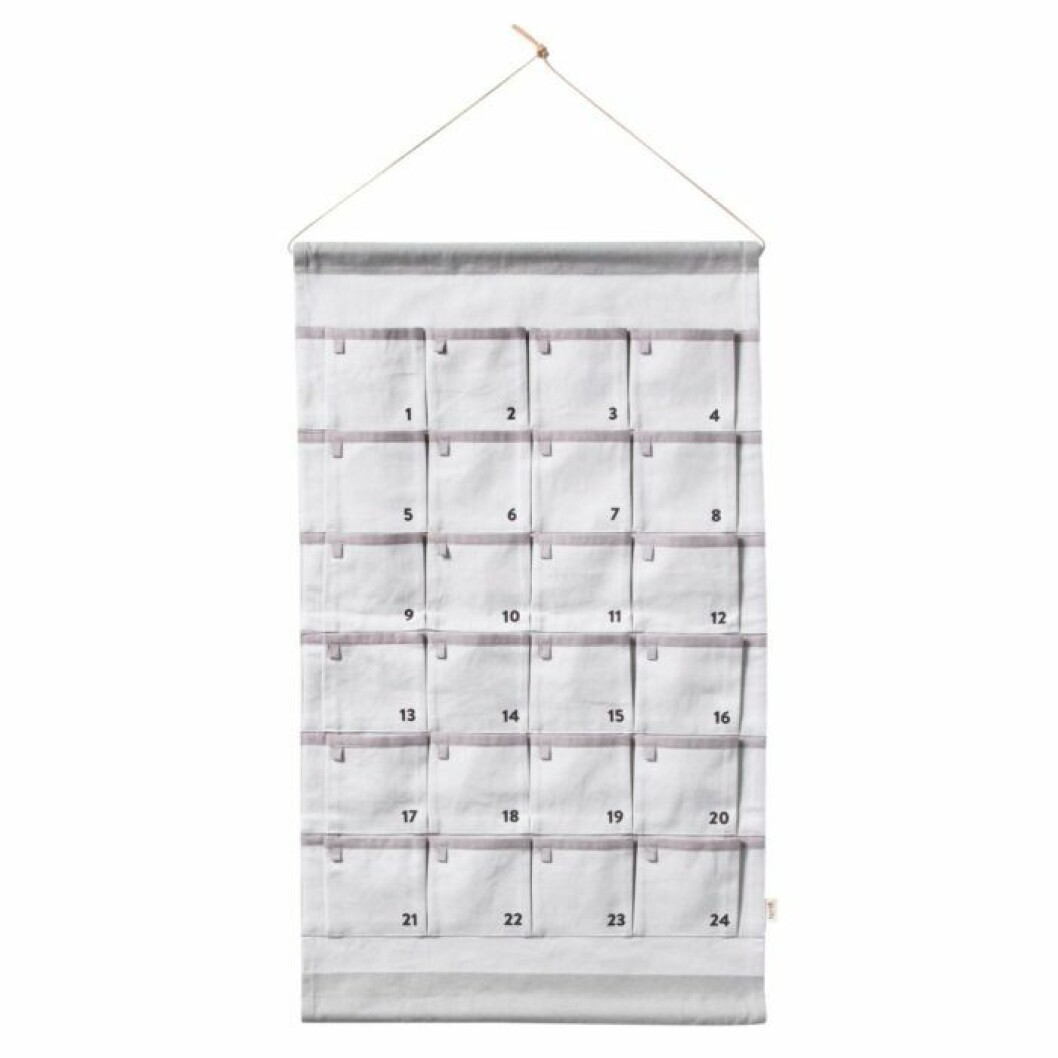 Adventskalender i tyg