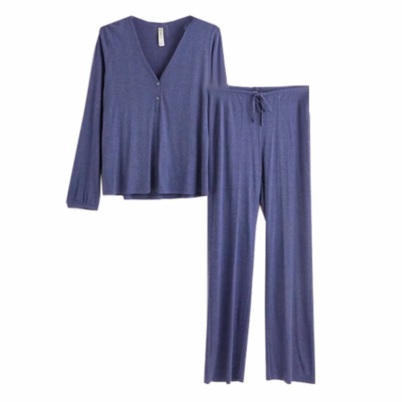 julklapp till henne 2021 – blå ribbad pyjamas från Lindex