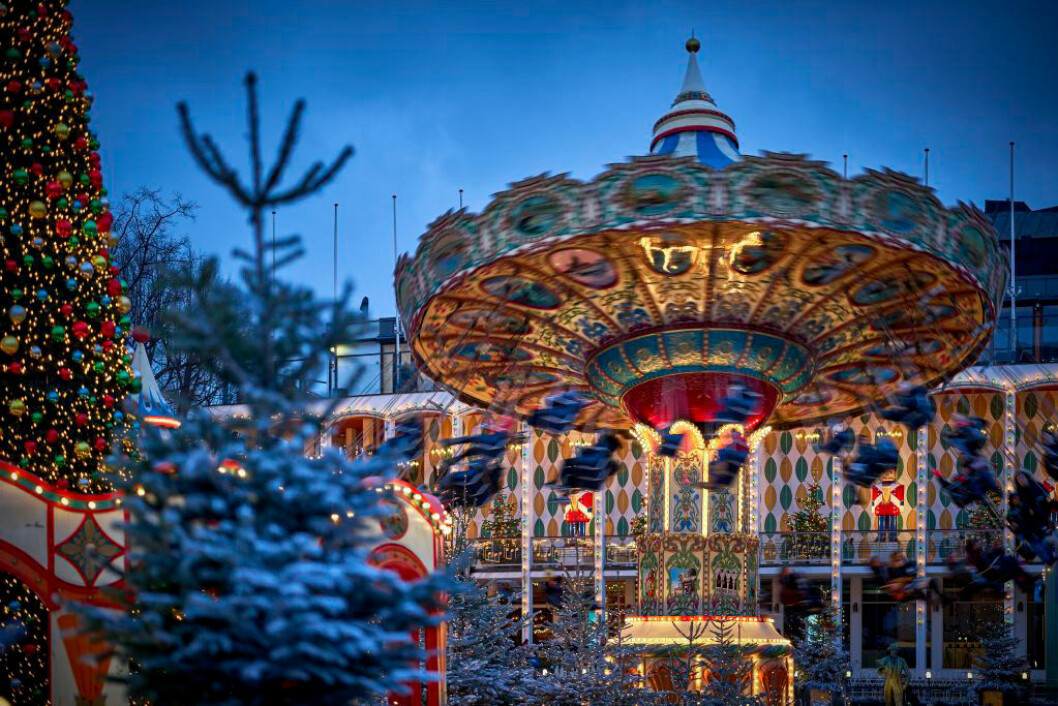 Julmarknad på Tivoli i Köpenhamn. Foto: Lasse Salling Julmarknad på Tivoli i Köpenhamn. Foto: Lasse Salling