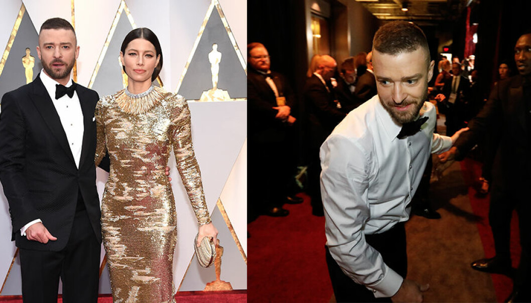 Se Justin Timberlakes framträdande på Oscarsgalan