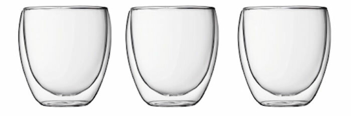 kaffekopp i glas