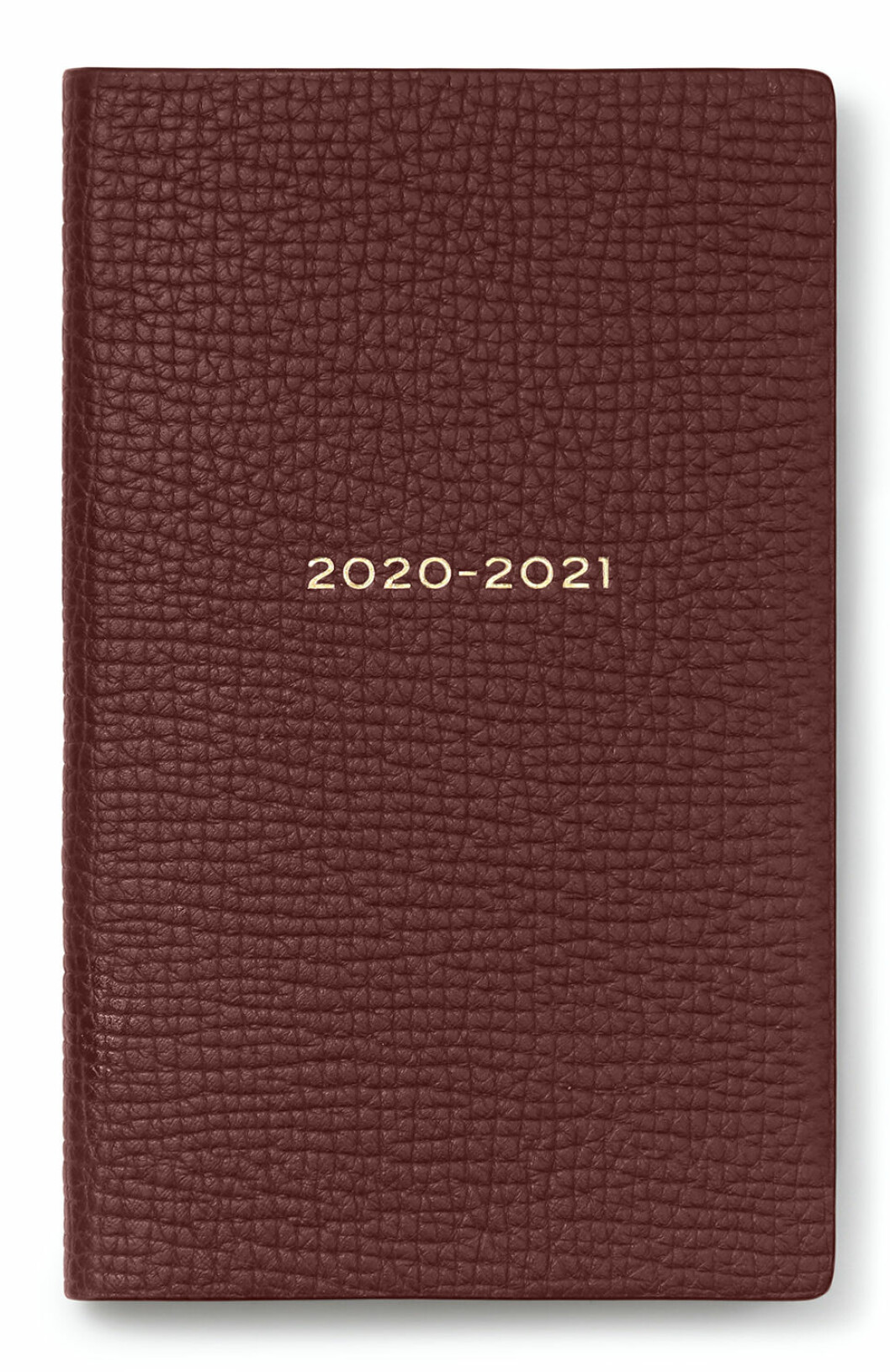 Denna chokladbruna kalender för 2020/2021 från Smythson gör oss peppade på jobb!