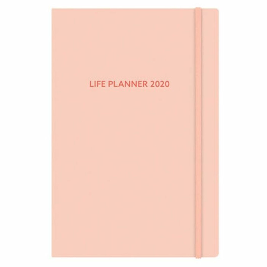 Rosa kalender för 2020