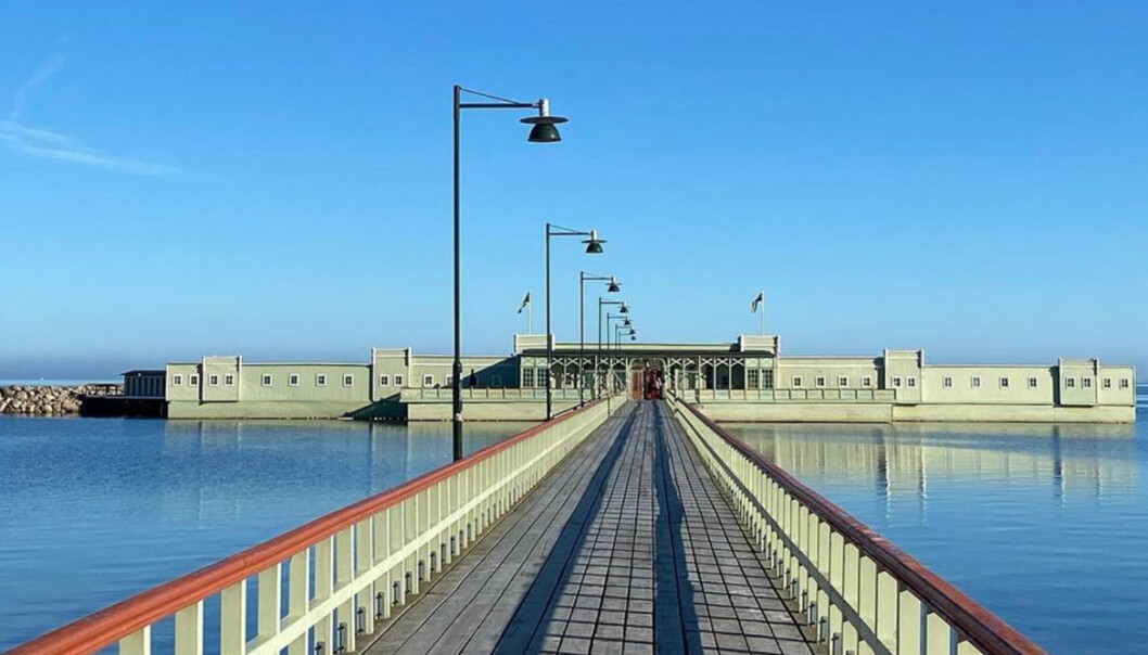 badhuset och bryggan