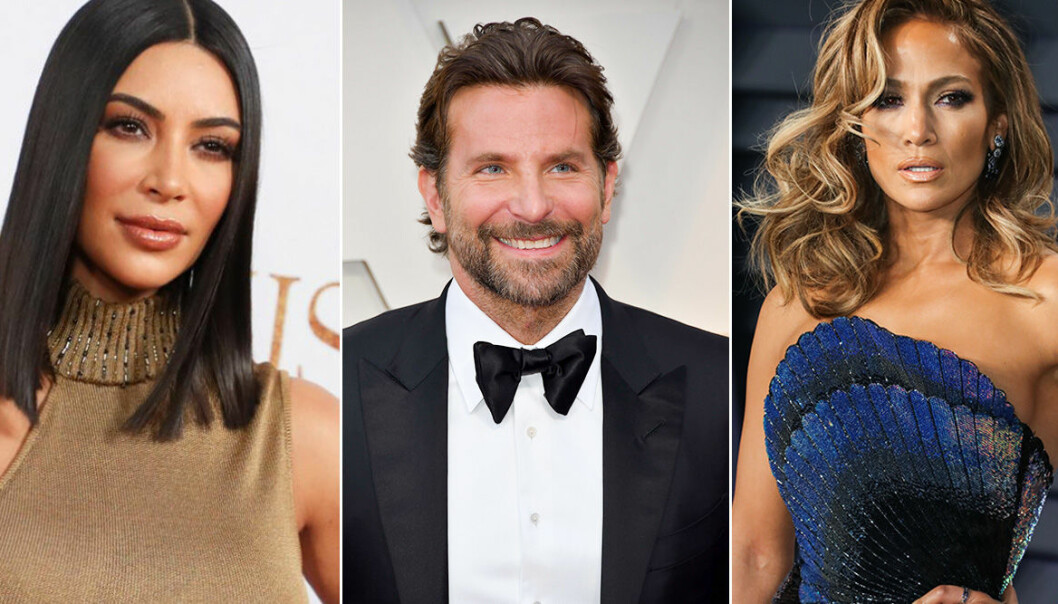 Kim Kardashian, Bradley Cooper och Jennifer Lopez