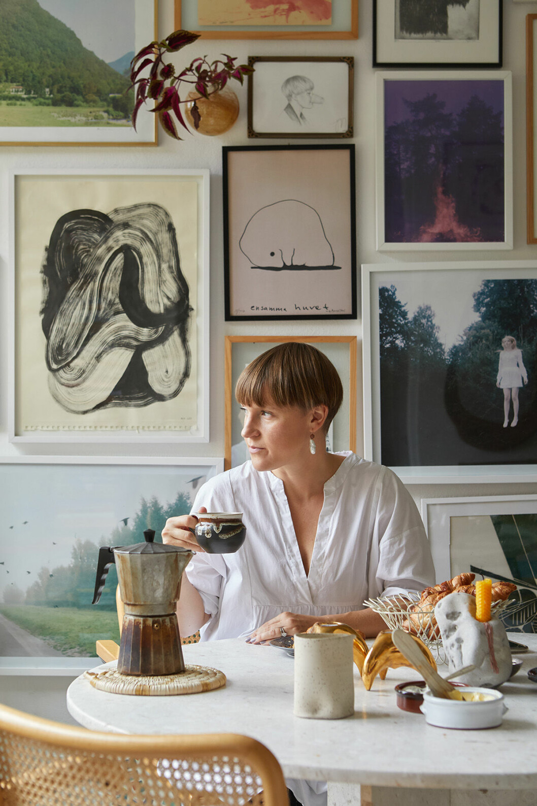 Katarina Matsson ettrumtill tavelvagg