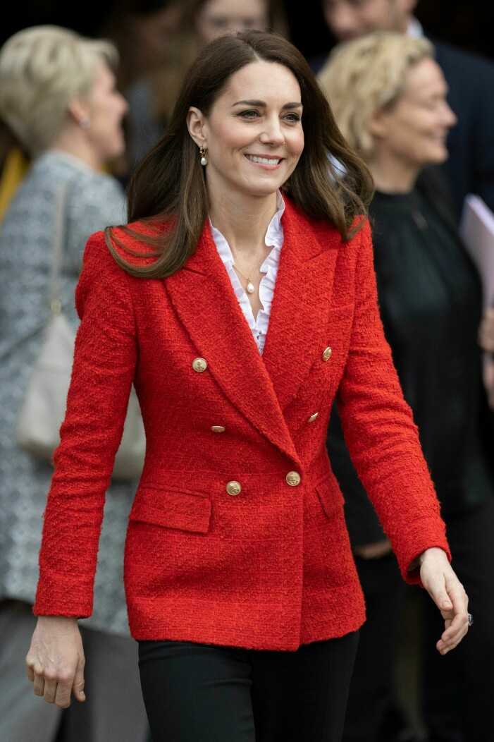 Kate Middleton bär kavaj från Zara under sitt besök i den danska huvudstaden.