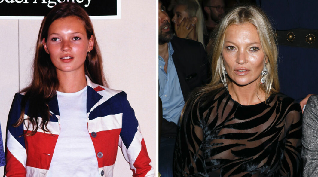 Kate Moss då och nu
