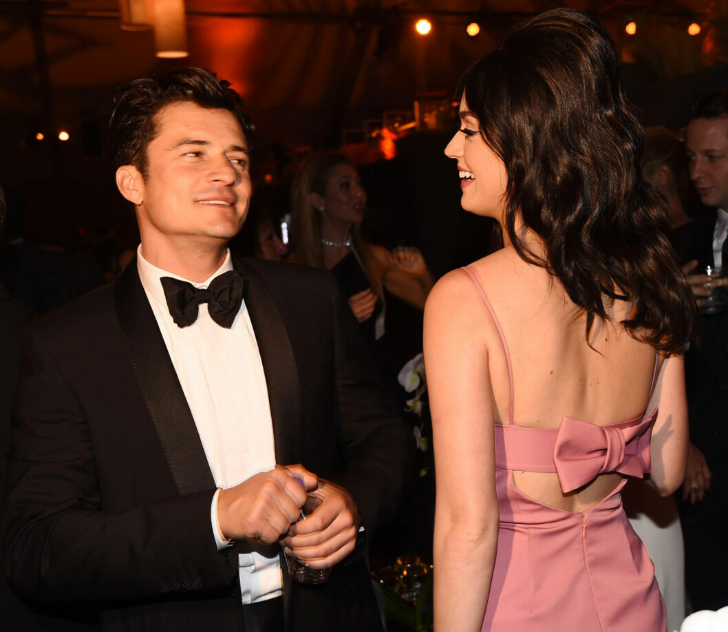Första bilderna på Katy Perry och Orlando Bloom på efterfest ihop.