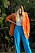 orange mode kläder färgtrend dam 2022: kavaj blazer