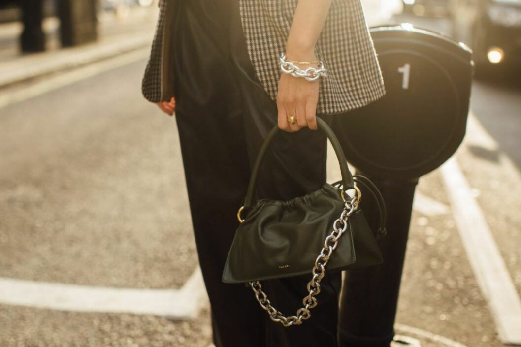 kedjor från london fashion week streetstyle.