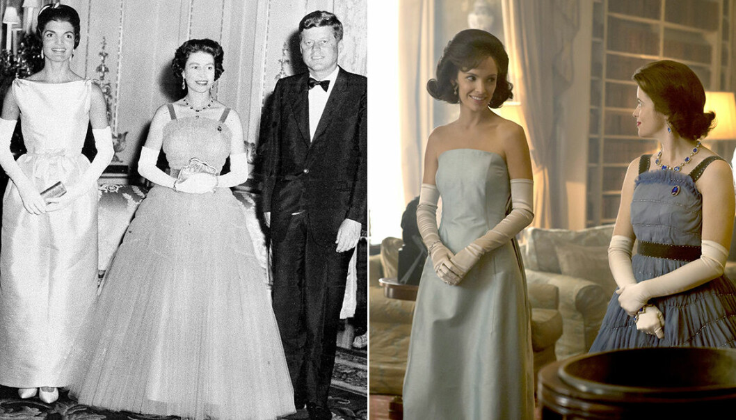 John F Kennedy och Jackie på besök på Buckingham Palace
