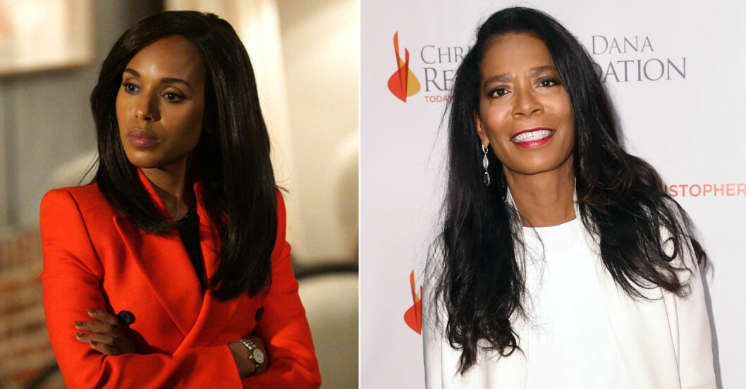 Kerry Washington i Scandals och Judy Smith.